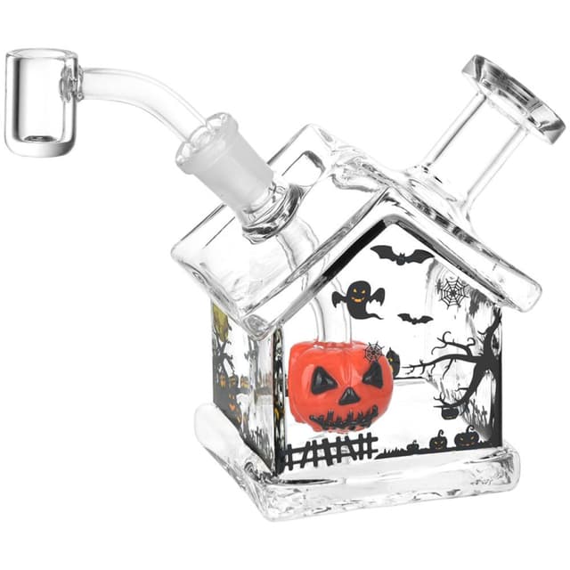 Halloween House Glass Dab Rig