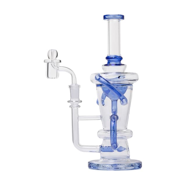 Human Grade 10.25″ Straight Recycler Water Pipe