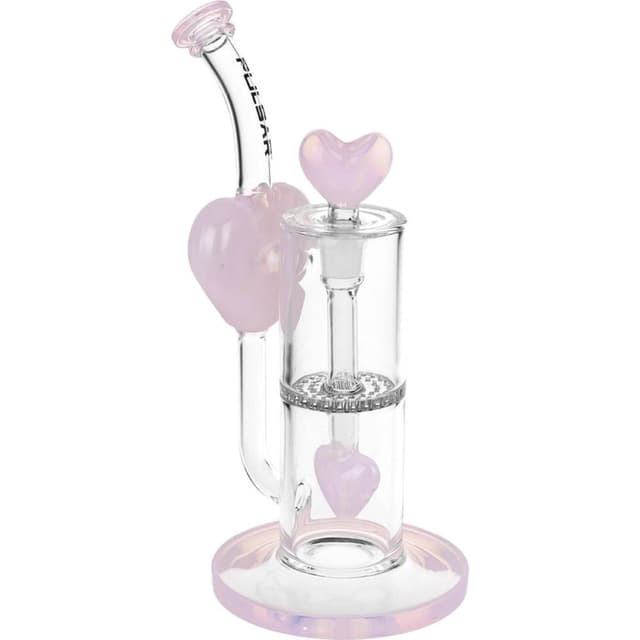 Pulsar Hearts on Hearts Recycler Water Pipe